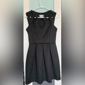 Black Knee Length Dress